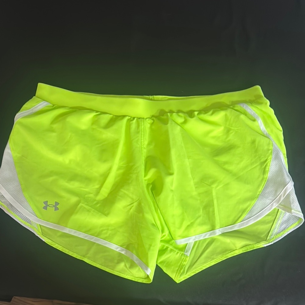 Under Armour Women's Neon Green Shorts
